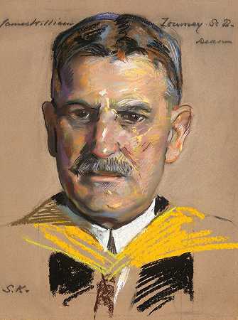詹姆斯·W·图米——1919-1922年林业学院院长`James W. Toumey – Dean of School of Forestry 1919~1922 by William Sergeant Kendall