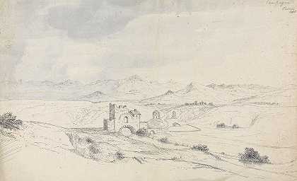 罗马坎帕尼亚`Campagna, Rome (1818) by Isaac Weld