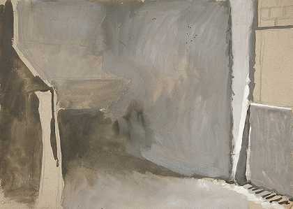 室内研究`Interior Study (1993) by Edwin Austin Abbey