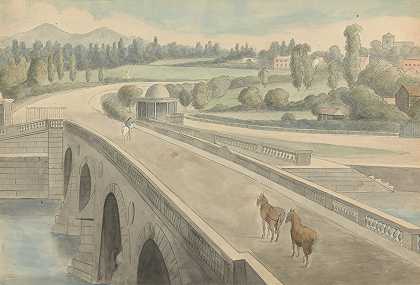 桥`The Bridge by Edward Francis Burney