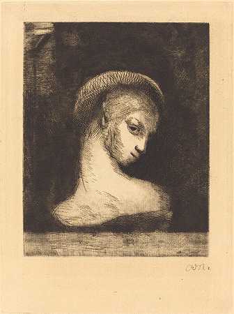 变态`Perversite (Perversity) (1891) by Odilon Redon