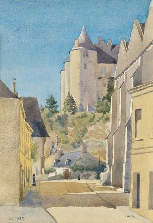 卢恩斯城堡`Chateau Luynes (1903) by Ernest Franklin Tyler