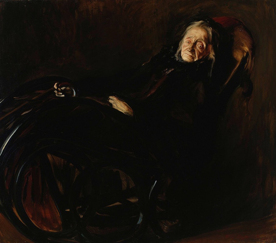 Pelagia Witosławska肖像`Portrait of Pelagia Witosławska (1913) by Konrad Krzyżanowski
