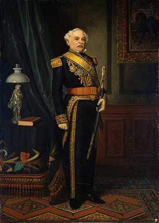 何塞·安东尼奥·佩兹将军`General Jose Antonio Paez (1890) by Juan Jorge Peoli