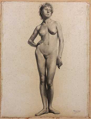 女子学院`Female academy (ca. 1893 ~ ca. 1895) by Carlos Baca-Flor