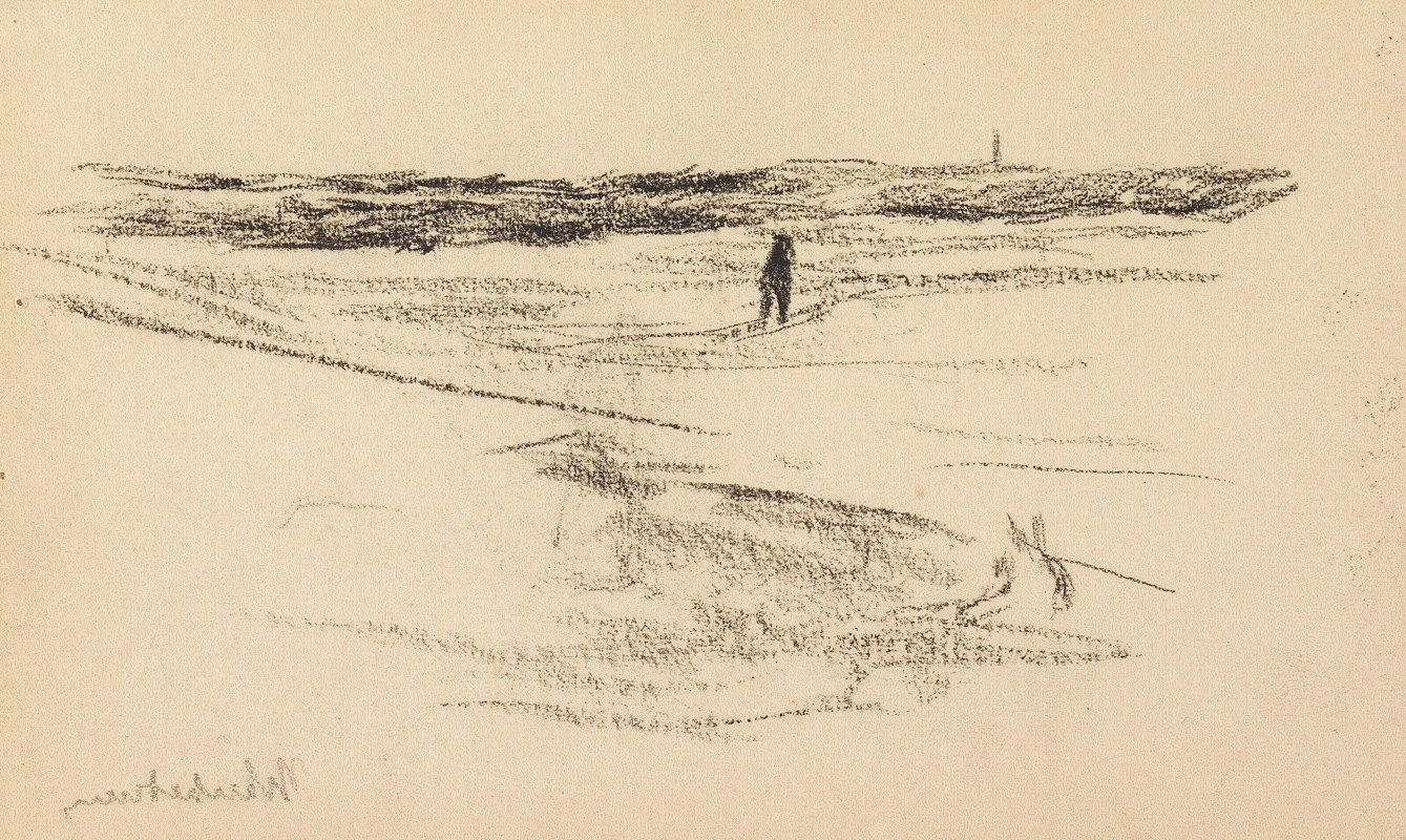 在沙丘上`In den Dünen (1909) by Max Liebermann