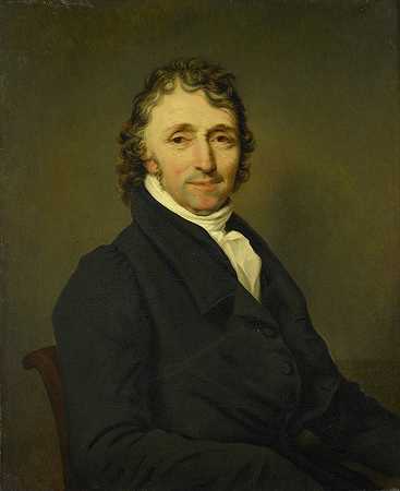 克莱门斯·范德梅尔特拉阿德肖像（1773-1841）`Portrait of Clemens van Demmeltraadt (1773~1841) (c. 1820 ~ c. 1841) by Louis Moritz
