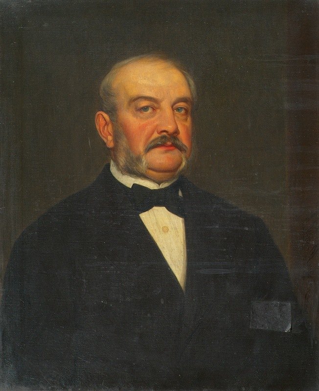 约瑟夫·拉瑟部长，弗雷海尔·冯·佐尔海姆`Minister Josef Lasser, Freiherr von Zollheim (1877) by August Georg Mayer