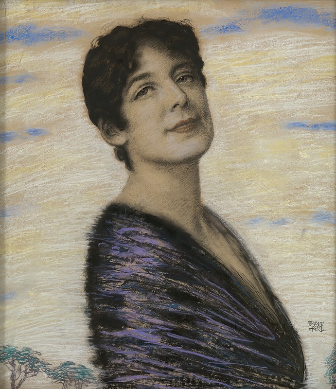 玛丽·冯卡住了`Mary von Stuck (1915–1920) by Franz von Stuck