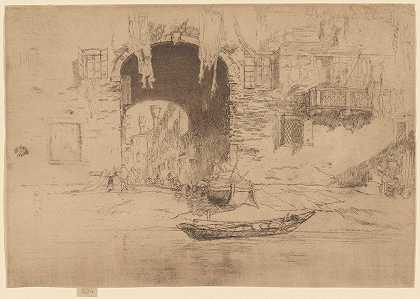 圣比亚乔`San Biagio (ca. 1880) by James Abbott McNeill Whistler