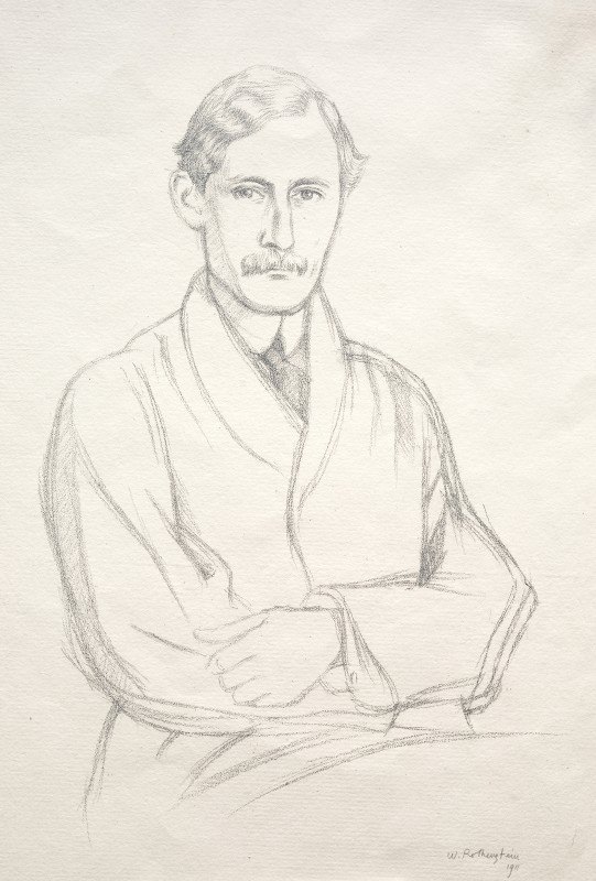 J·E·斯宾加恩`J. E. Spingarn (1911) by William Rothenstein