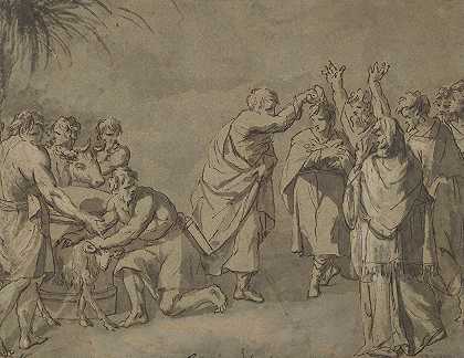 约瑟夫的回归`The Return of Joseph (1720–70) by John Michael Rysbrack