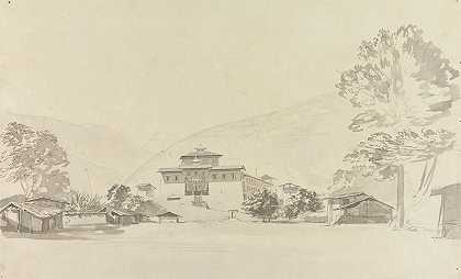 普纳卡[普纳卡]之门`Gateway of Poonaka [Puna Kha] (1783) by Samuel Davis
