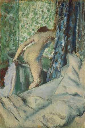晨浴`The Morning Bath (1887~90) by Edgar Degas