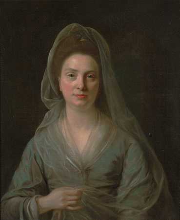 本杰明·科尔夫人`Mrs. Benjamin Cole by Nathaniel Hone