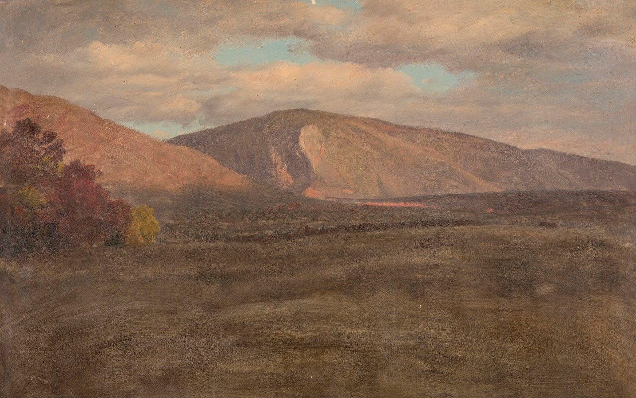 西南部的卡塔丁山`Mt. Katahdin from the South West (1870–80) by Frederic Edwin Church