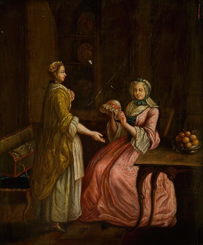 出售帽子`Sale of a Bonnet (18th Century)