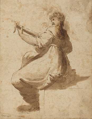 琵琶手`The Lute Player (18th century) by After Orazio Gentileschi