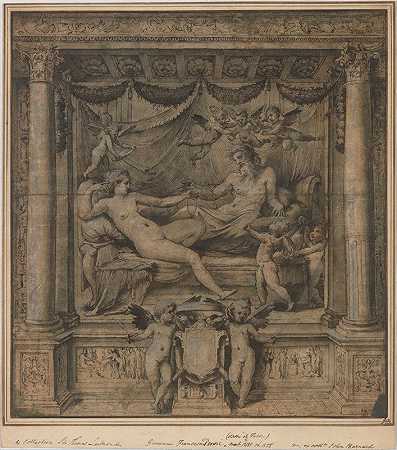 朱庇特和朱诺`Jupiter and Juno (ca. 1532–35) by Perino Del Vaga