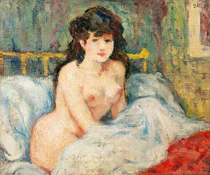 勒库彻`Le coucher (1905) by Georges d;Espagnat