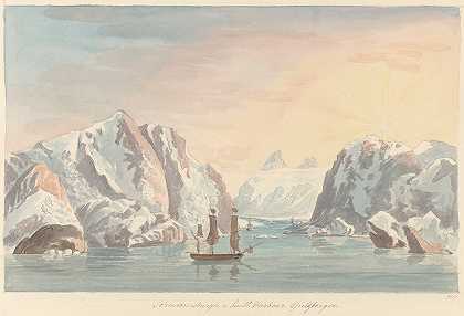 斯匹次卑尔根南港施梅克伦堡`Schmecrenburgh on South Harbour, Spitzbergen by Charles Hamilton Smith