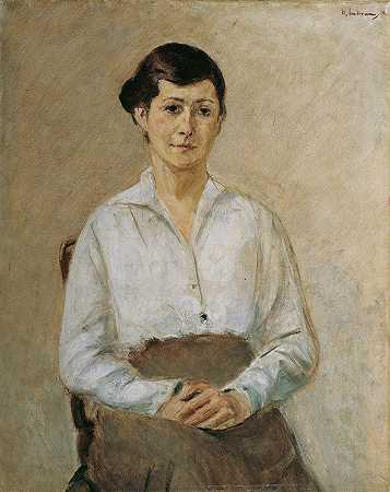 Käthe Liebermann——艺术家的女儿`Käthe Liebermann – Die Tochter des Künstlers (1916) by Max Liebermann