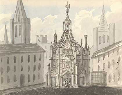 1828年7月，奇切斯特`From Inn at Chichester, July 1828 (1828) by Anne Rushout