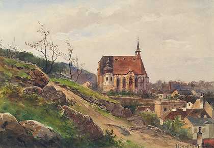 来自莫德尔`Aus Mödling (1897) by Vincenz Havlicek