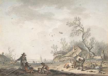 前进`March (1776) by Hendrik Meijer