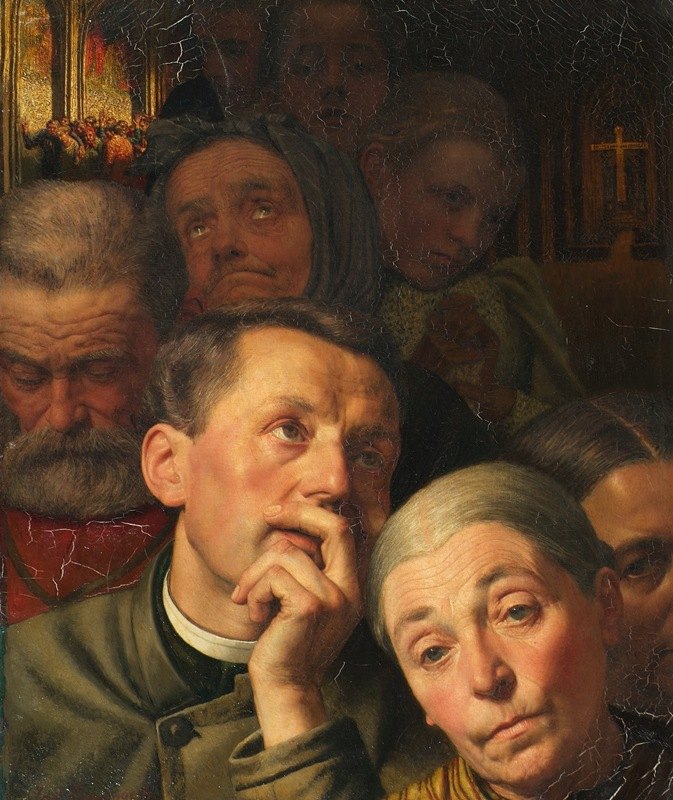 哭泣的人`Die Weinenden (1895) by Jef Leempoels