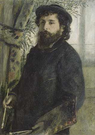 克劳德·莫内`Claude Monet (1875) by Pierre-Auguste Renoir
