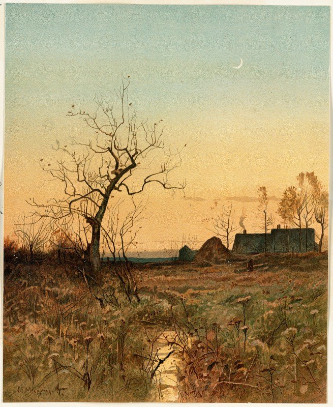 十一月`November (ca. 1861–1897) by John Francis Murphy