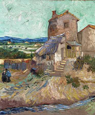 克劳之家`La Maison de la Crau (1888) by Vincent van Gogh