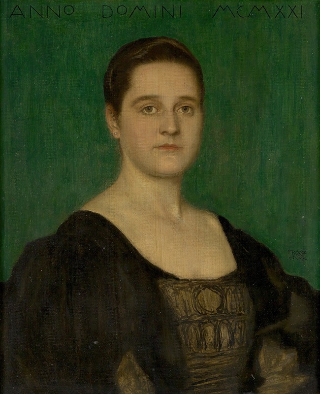 埃尔娜·博恩万德`Erna Bohnewand (1921) by Franz von Stuck