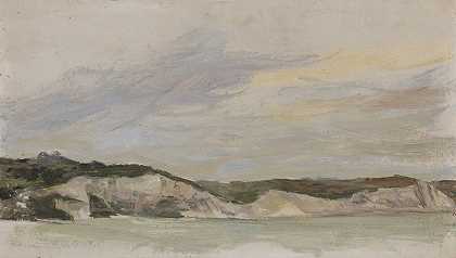灰色的英国海岸`English Coast in Grey by William de Goumois