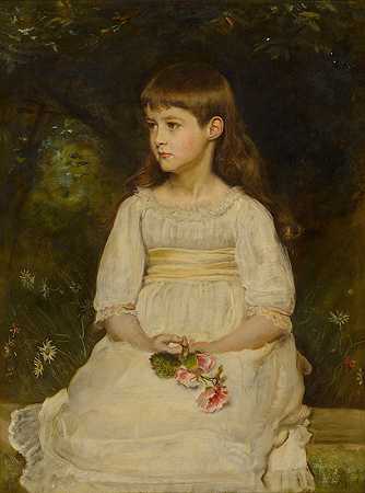 斯科特小姐的肖像，已故费城托马斯·亚历山大·斯科特的女儿`Portrait of Miss Scott, daughter of the Late Thomas Alexander Scott of Philadelphia (1883) by Sir John Everett Millais
