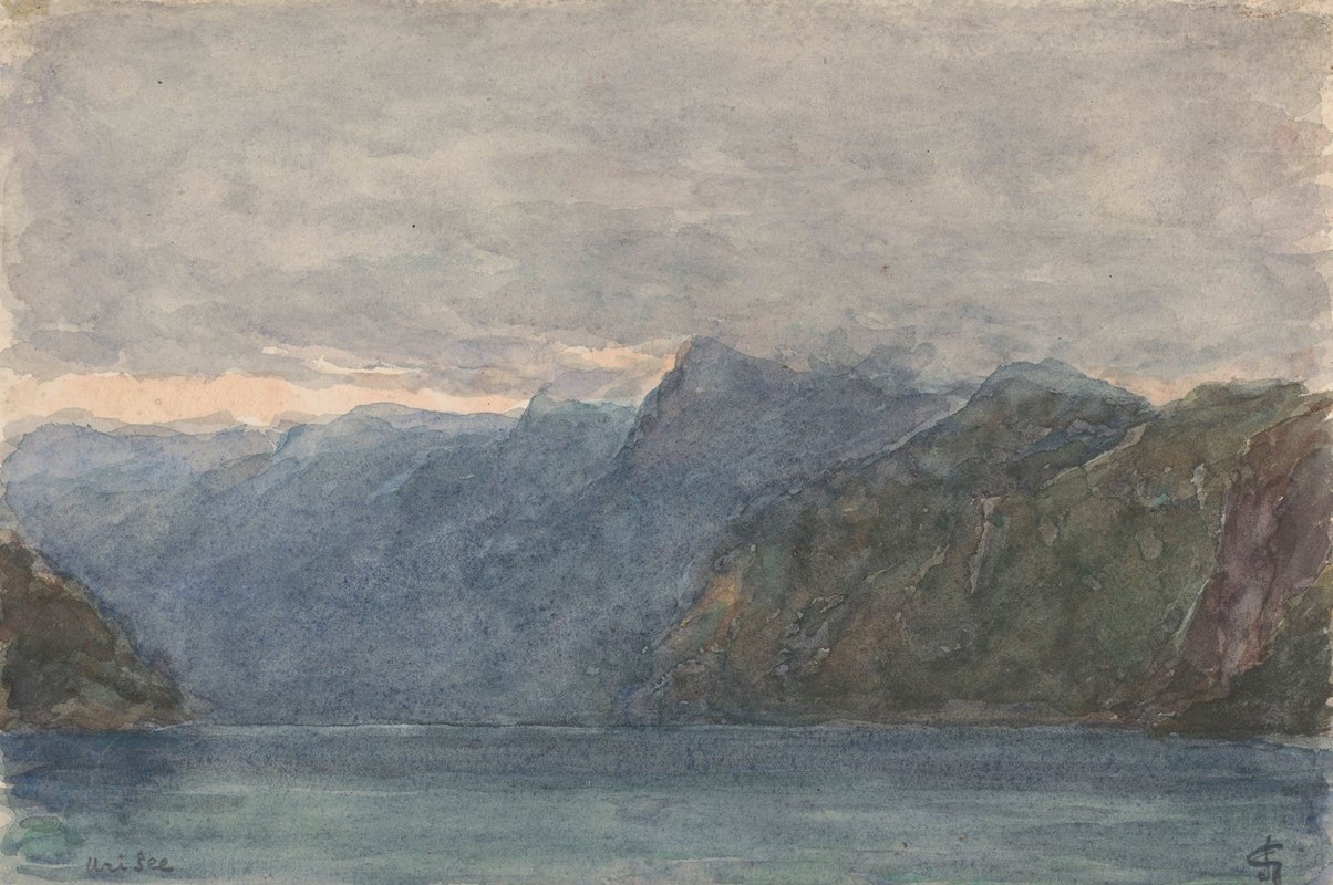 乌里希`Uri~See (c. 1851 ~ c. 1924) by Carel Nicolaas Storm van ;s-Gravesande