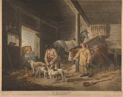 九月一日上午`The First of September – Morning (1796) by George Morland