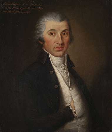 约翰·O的肖像康纳（1760-1802），维尔纽斯大学教授`Portrait of John OConnor (1760~1802), professor at the University of Vilnius (circa 1812) by Jan Krzysztof Damel