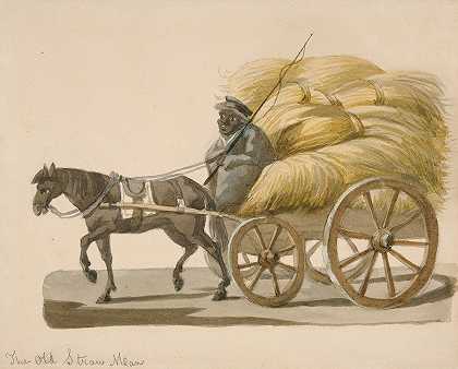 老稻草人`The Old Straw Man (ca. 1840) by Nicolino Calyo