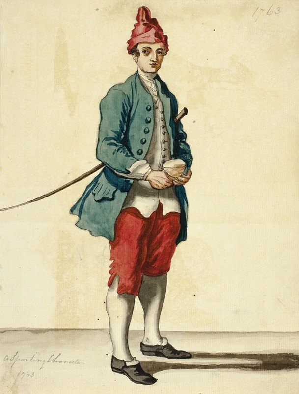 运动型性格`A Sporting Character (1754~1796) by David Allan
