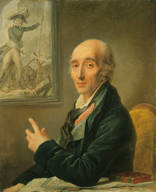 皮埃尔·弗朗索瓦·查尔斯·奥杰罗（1757-1816）的肖像，法兰西马尔恰，卡斯蒂廖内公爵`Portrait de Pierre~François~Charles Augereau (1757~1816), maréchal de France, duc de Castiglione (1805~1812) by Johann-Julius Heinsius