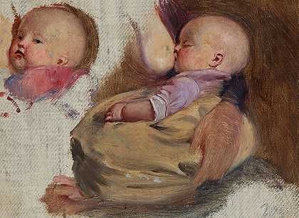 对一名母乳喂养儿童的研究`Studie af et barn, der ammes by Julius Friedlænder