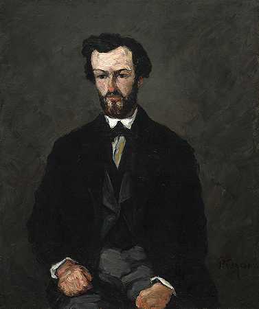 安东尼·瓦拉布雷格`Antony Valabrègue (1866) by Paul Cézanne