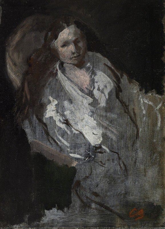 裸体地毯夫人`Madame Carpeaux en déshabillé (1873~1874) by Jean-Baptiste Carpeaux