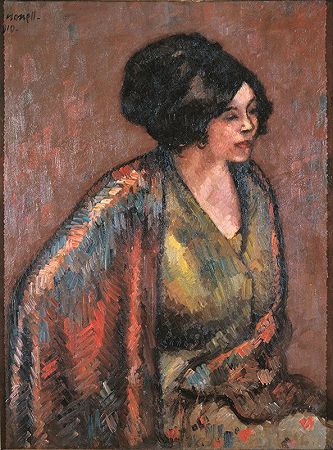 弗洛雷斯`Flores (1910) by Isidre Nonell
