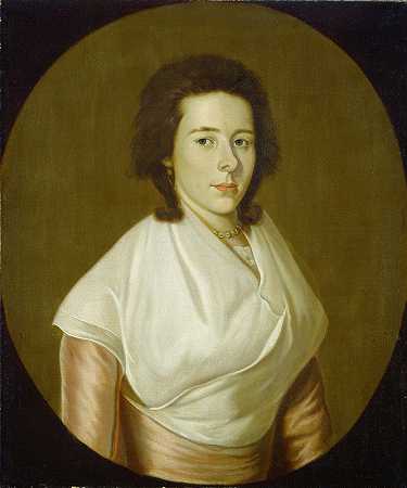 阿萨·本杰明夫人`Mrs. Asa Benjamin (1795) by William Jennys