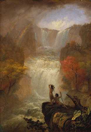水之歌`Song of the Waters (ca. 1870) by Jerome Thompson