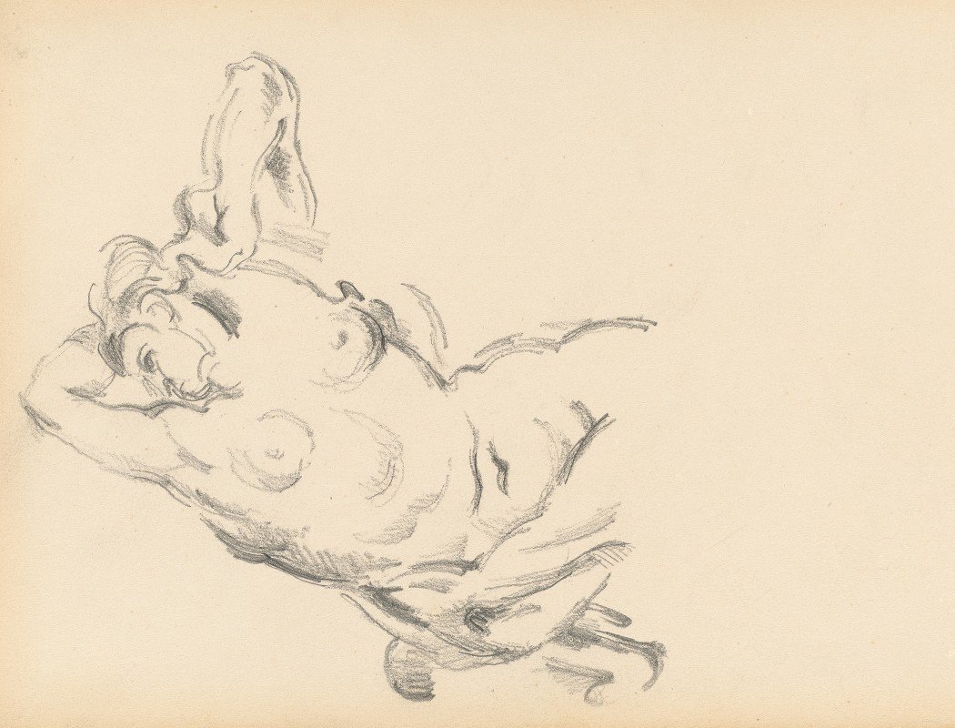 鲁本斯寓言人物贝洛娜研究;亨利四世的神化二、`Study of the Allegorical Figure Bellona in Rubens The Apotheosis of Henri IV II (1883~1886) by Paul Cézanne