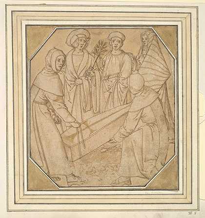 埋葬死者`Burying the Dead by After Jacob Cornelisz van Amsterdam